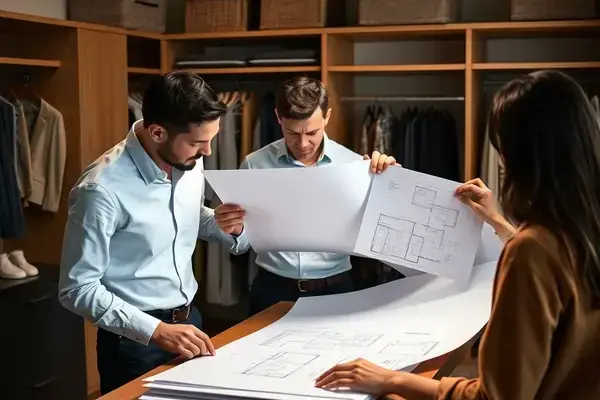 The Closet Whisperer design team at work